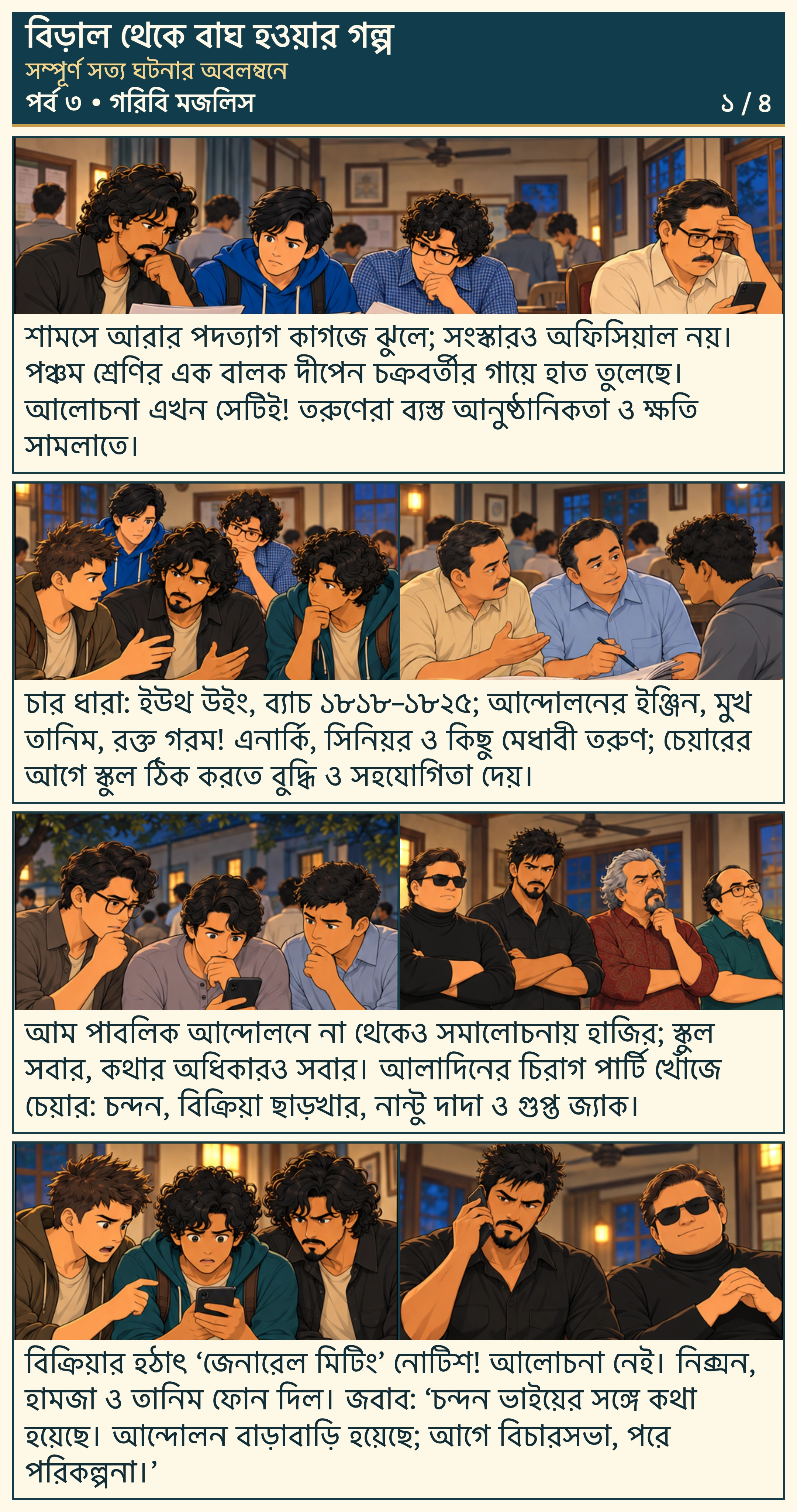 গরিবি মজলিস — গল্পের নমুনা